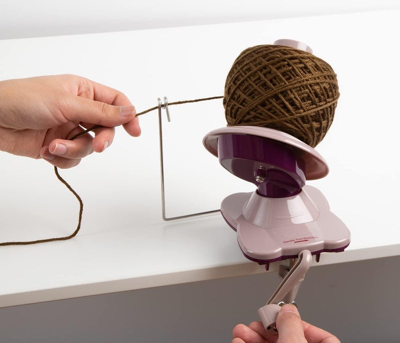 KnitPicks Yarn Ball Winder for Knitting and Crocheting (Purple) - Image 4